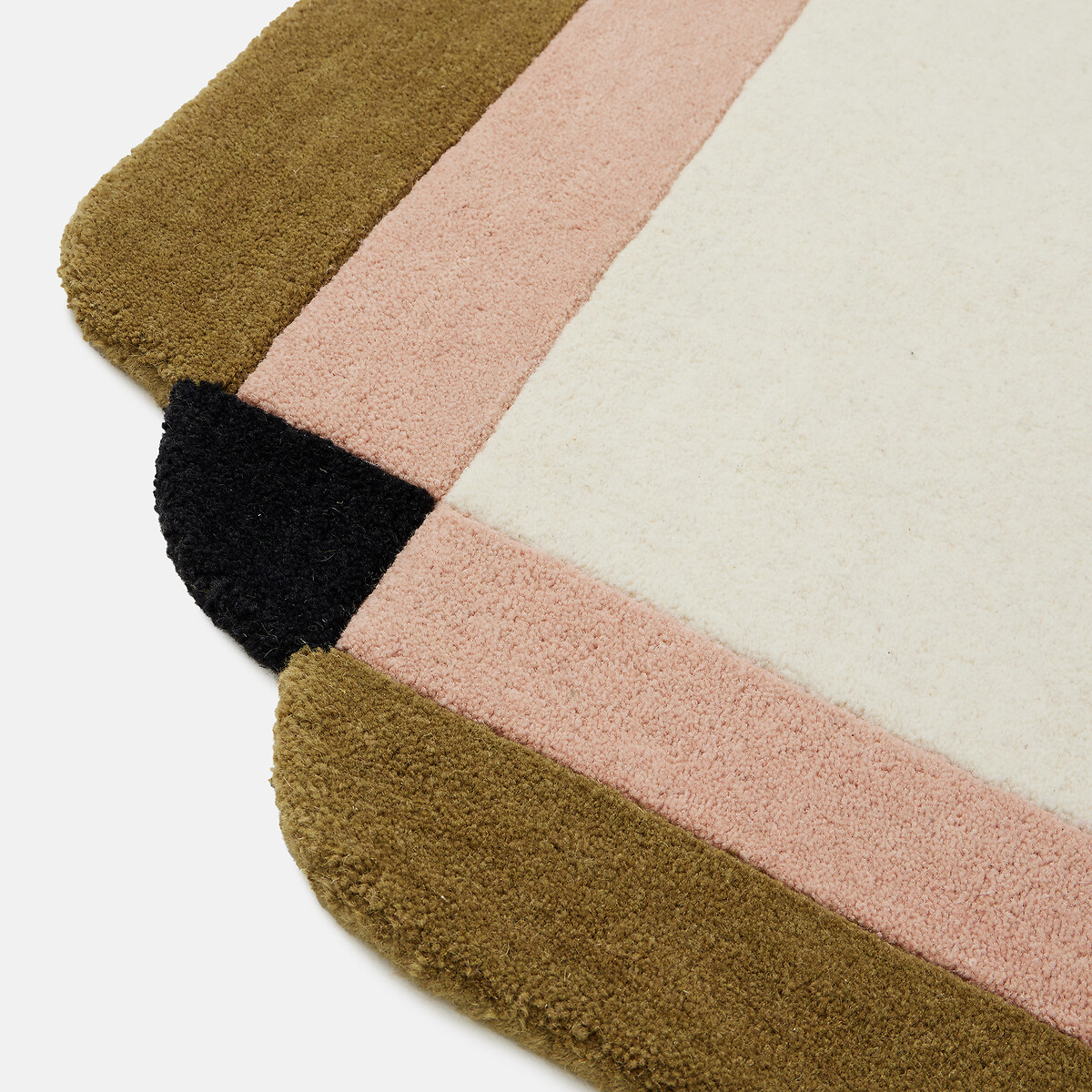 Tapis en laine, MADIA ecru/rose/bronze, LA REDOUTE INTERIEURS