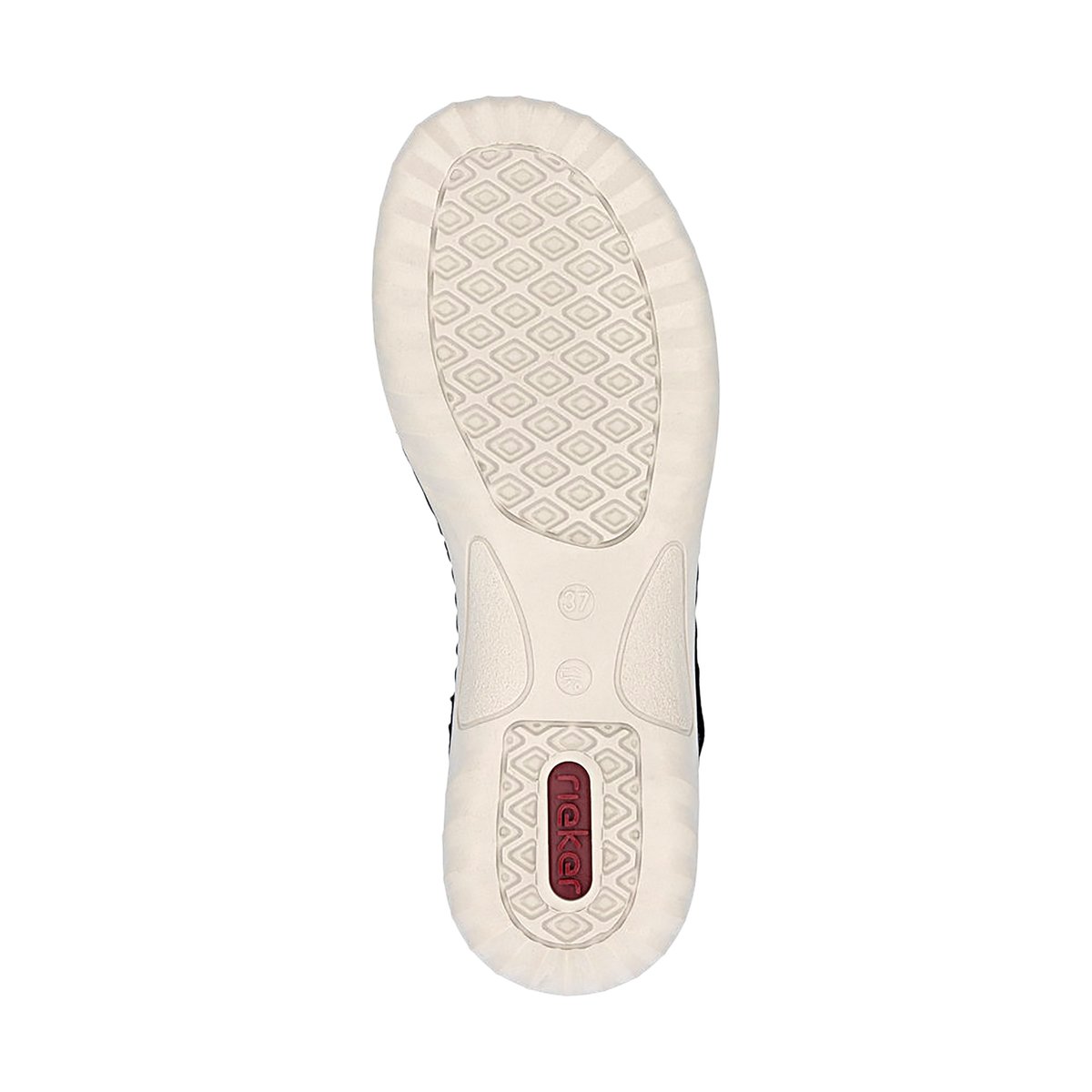 Sandales Cuir noir, RIEKER