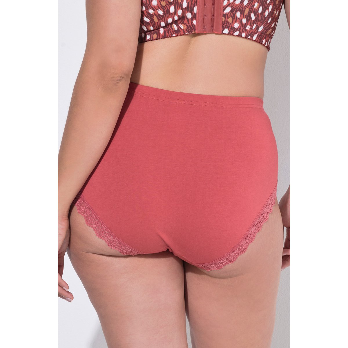 Culottes hautes en lot de 3 marron foncé, ULLA POPKEN