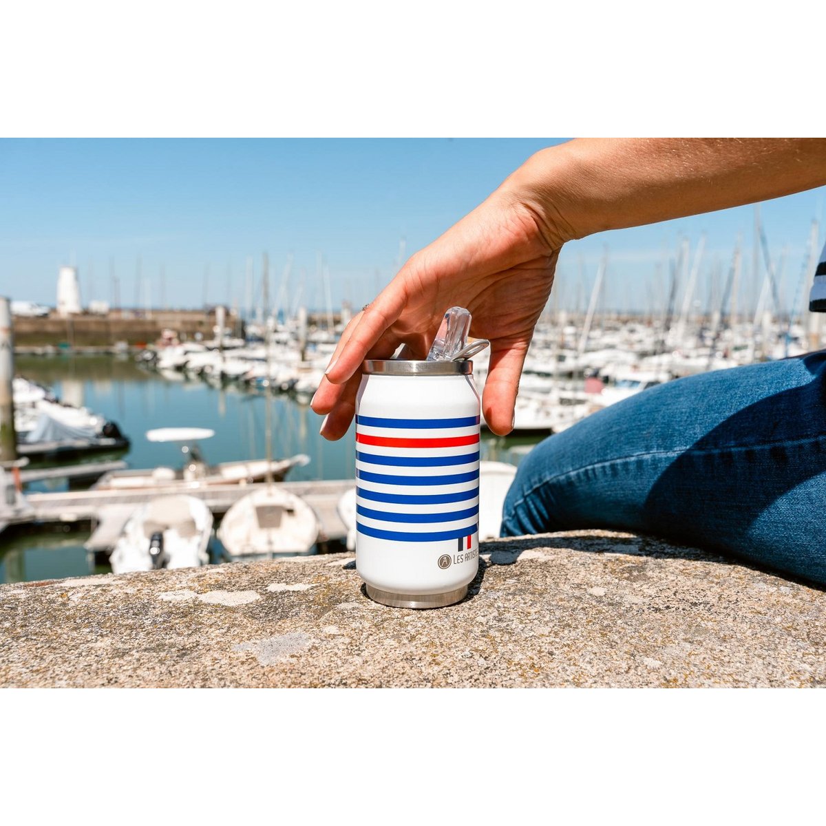 Canette isotherme Sailor 280 ml blanc, LES ARTISTES PARIS