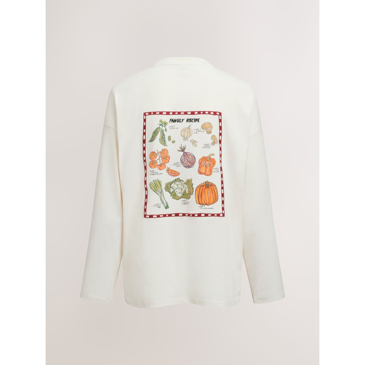 T-shirt à motif recette de famille maternité écru, NEXT