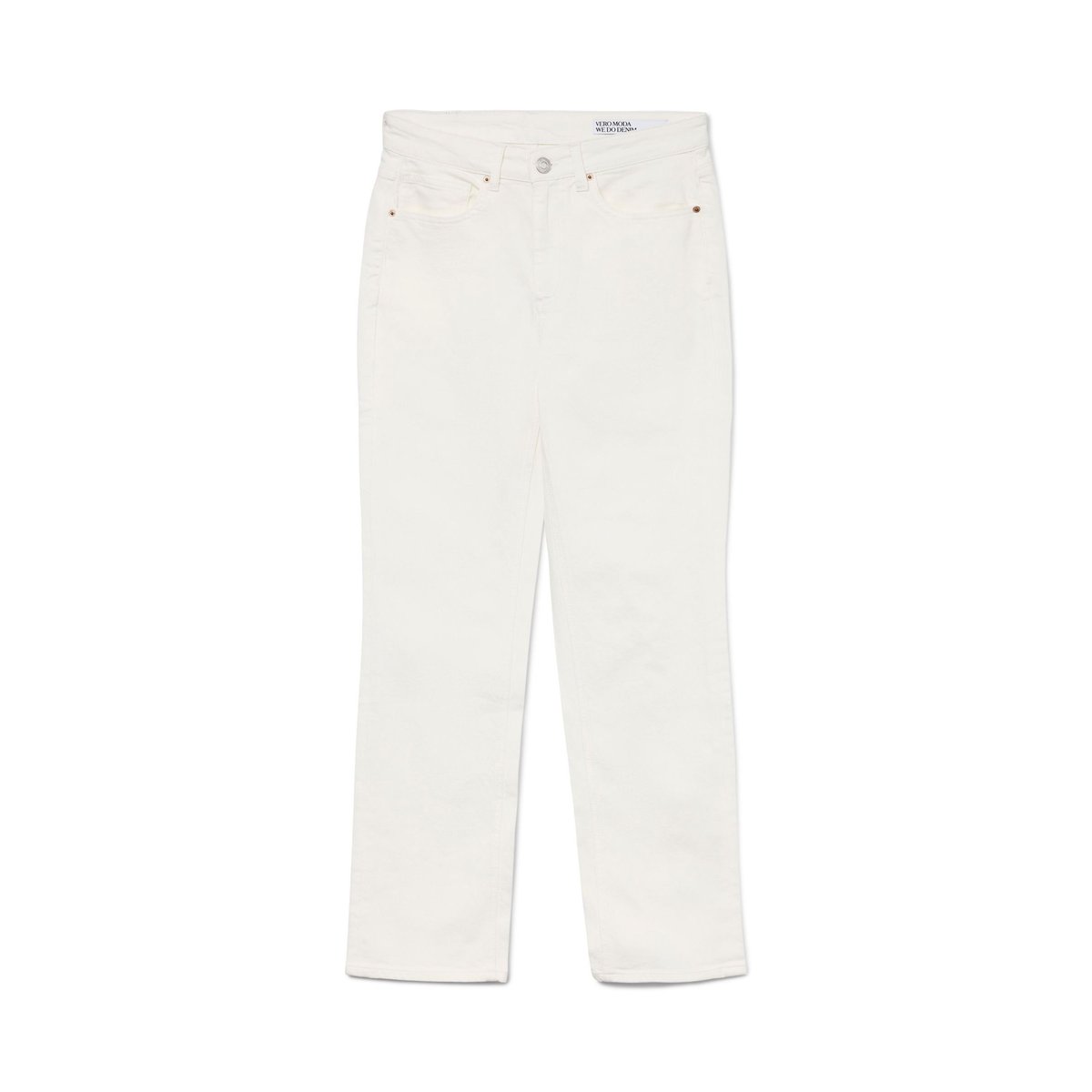 Jean Coupe Droite bright white, VERO MODA
