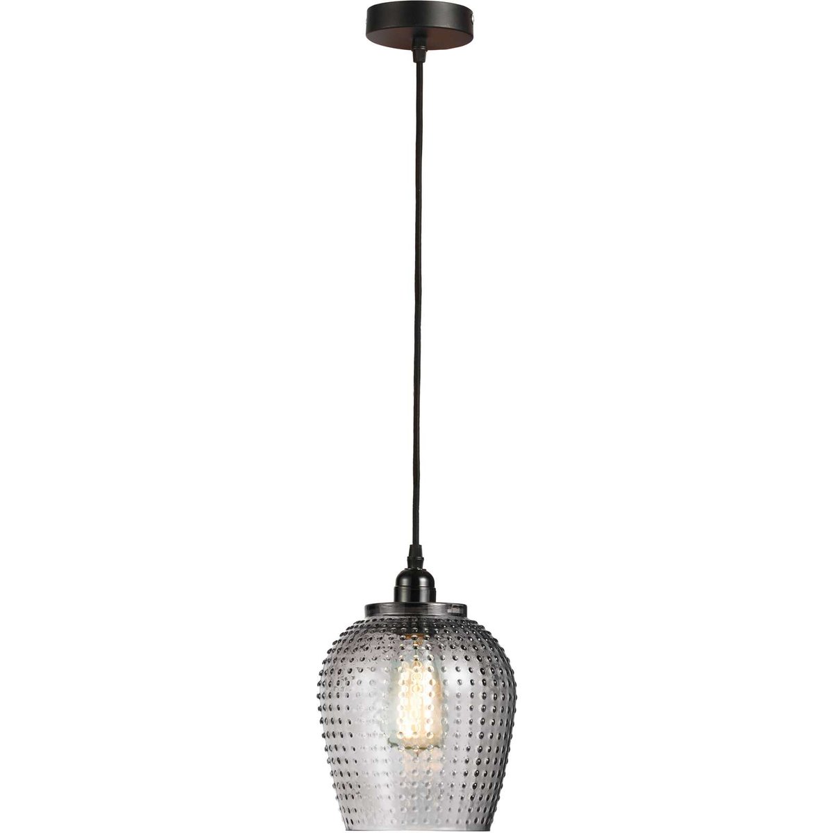 Suspension en verre fait main, Riva gris, ARTE ESPINA