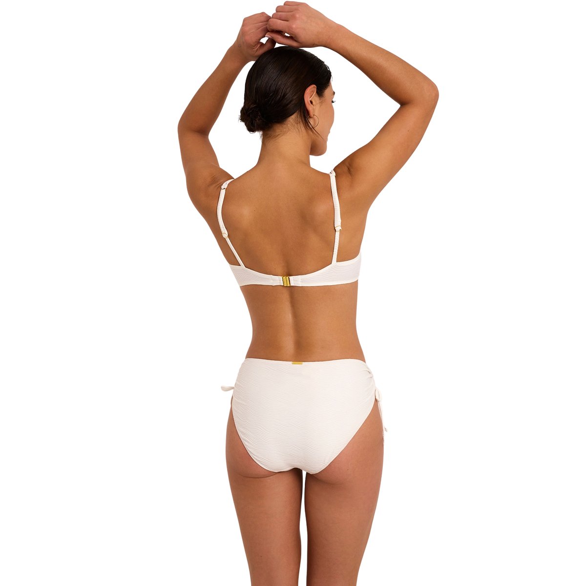 Haut maillot de bain emboîtant NAUTILUS blanc, SELMARK MARE