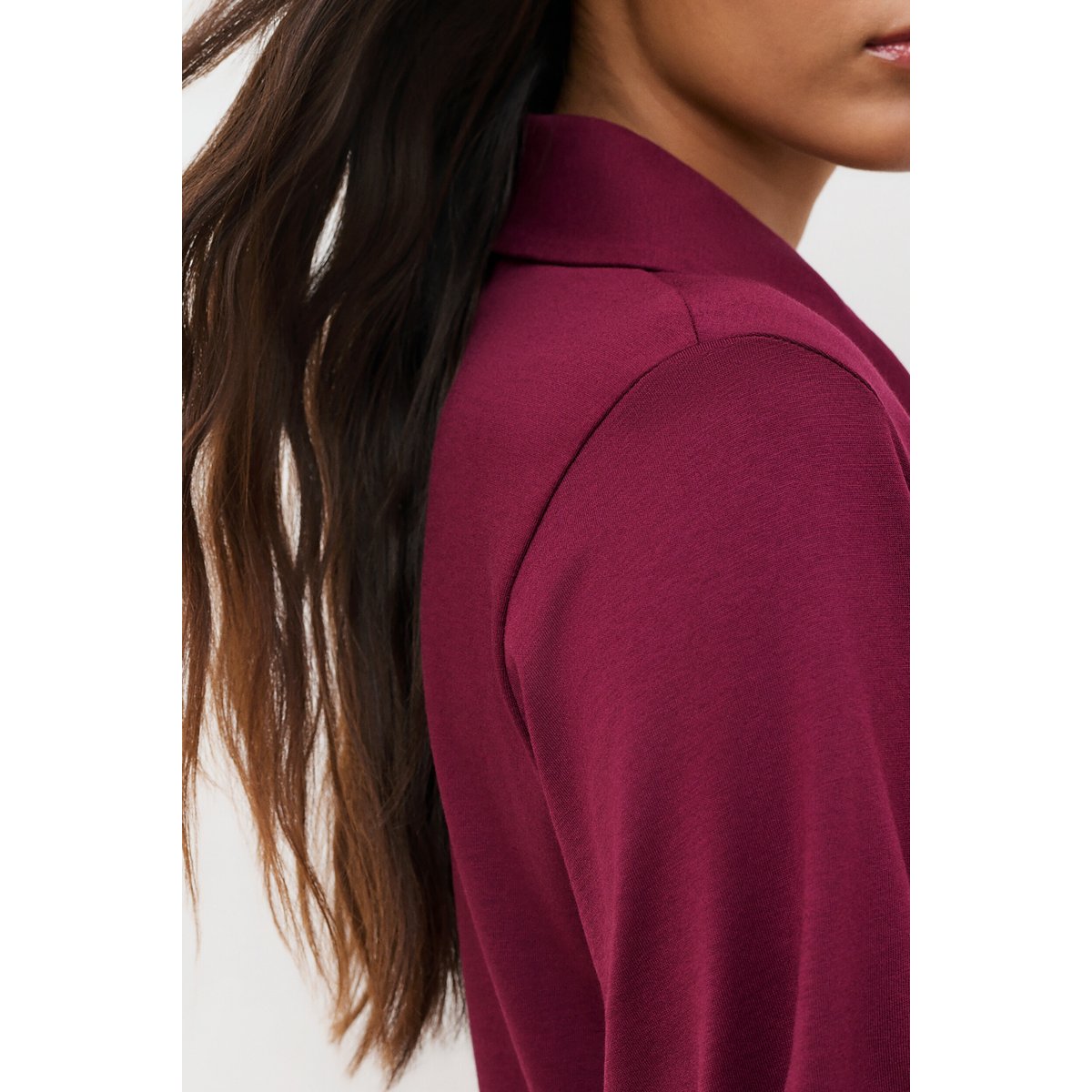T-shirt coupe droite T-SHIRT TMARI-UNI bordeaux, CAROLL