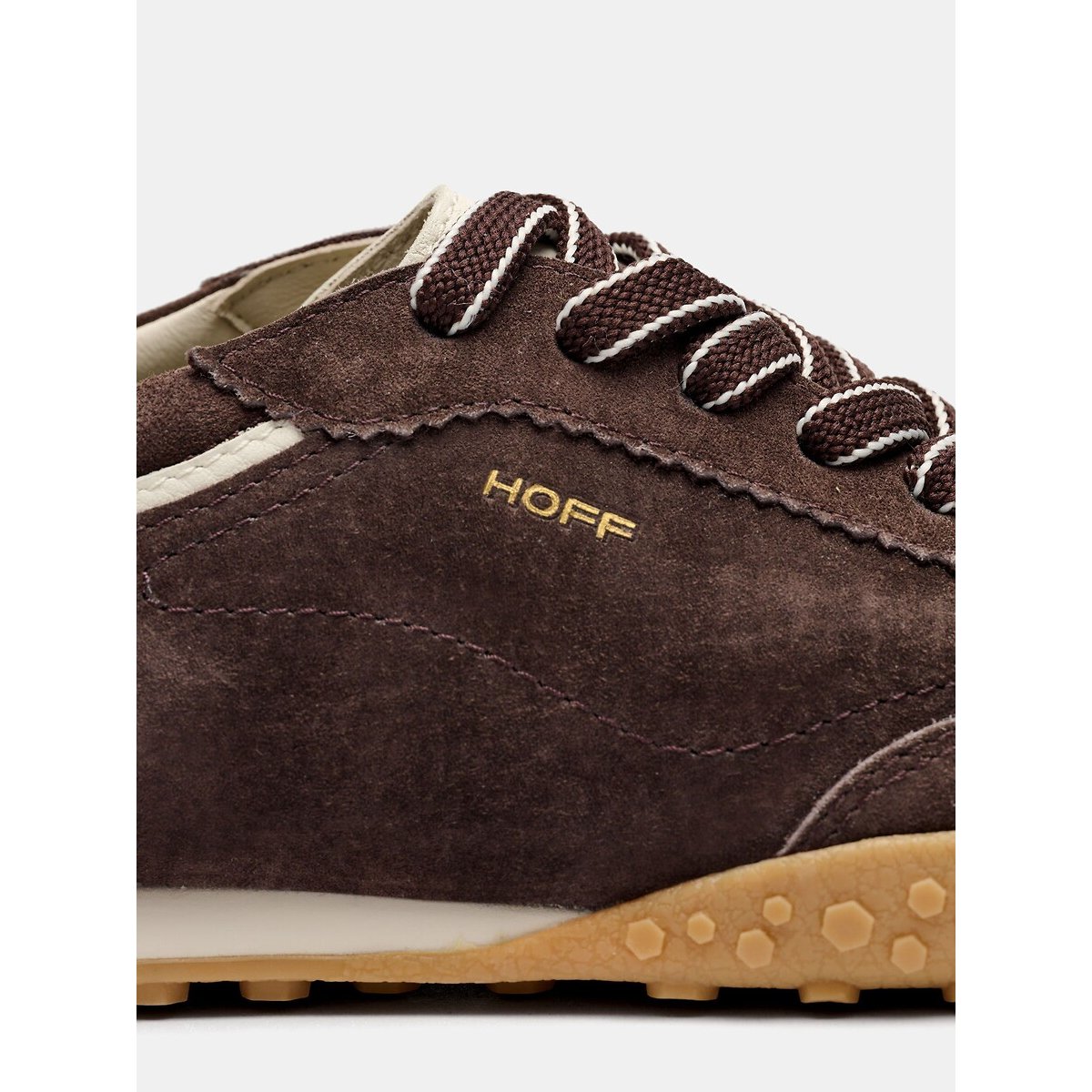 Zapatillas de piel BRIDGE FL CHOCOLAT marrón, HOFF