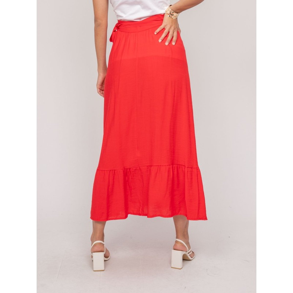 Jupe Longue Xadalys rouge, DONA LISA