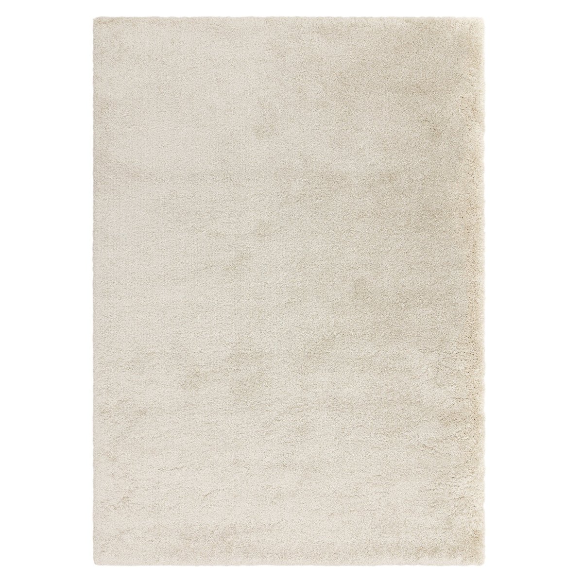 Tapis de salon et chambre poils longs MAPY blanc, NOVATREND