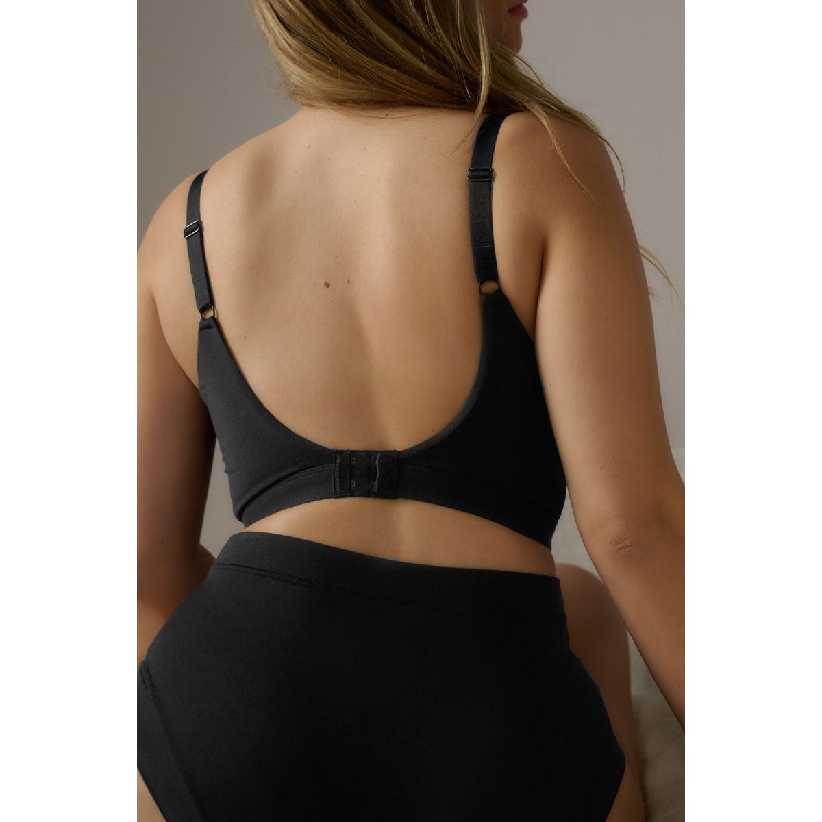 Soutien-gorge sans armatures noir, NEXT