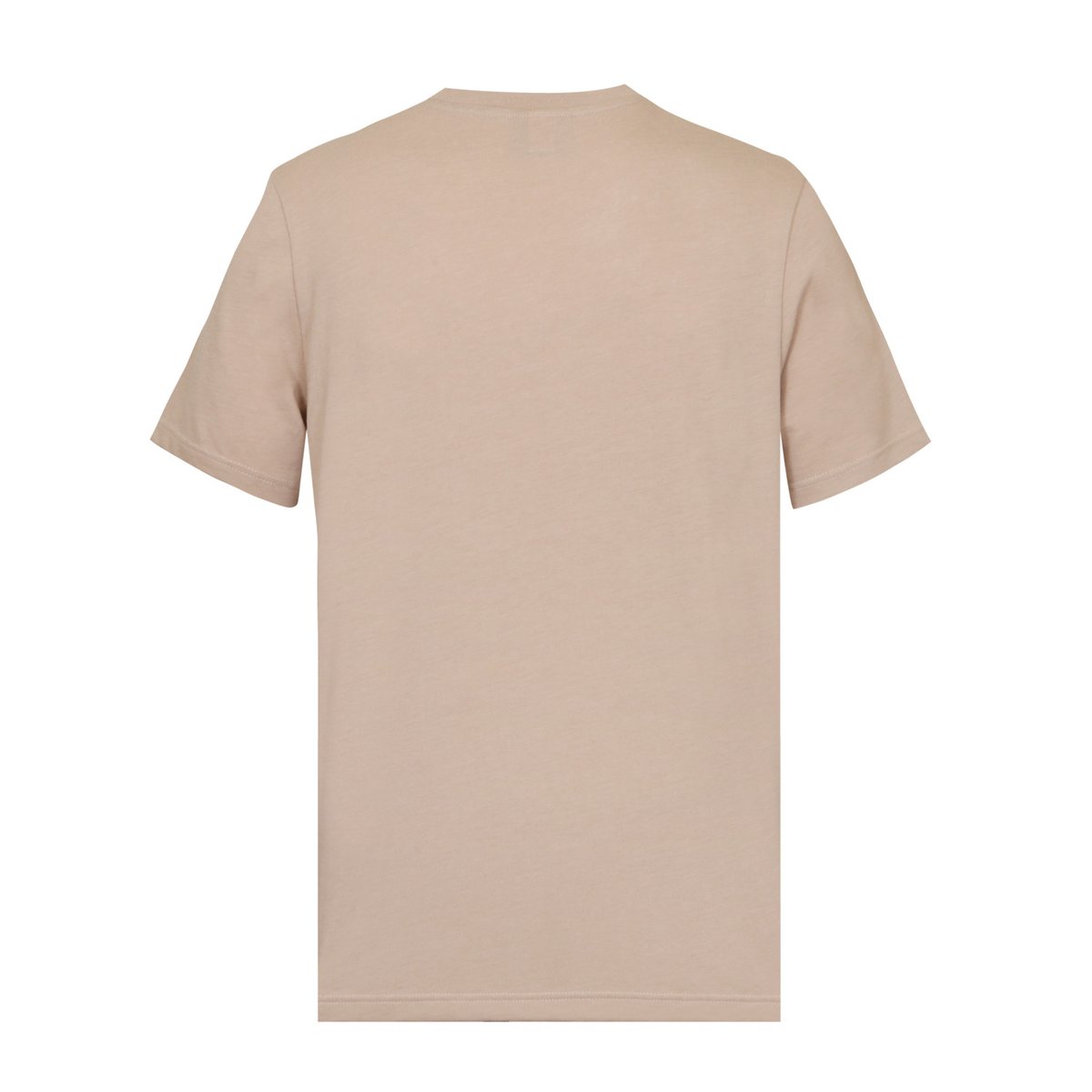 T-shirt col rond regular en coton beige/noir, UMBRO
