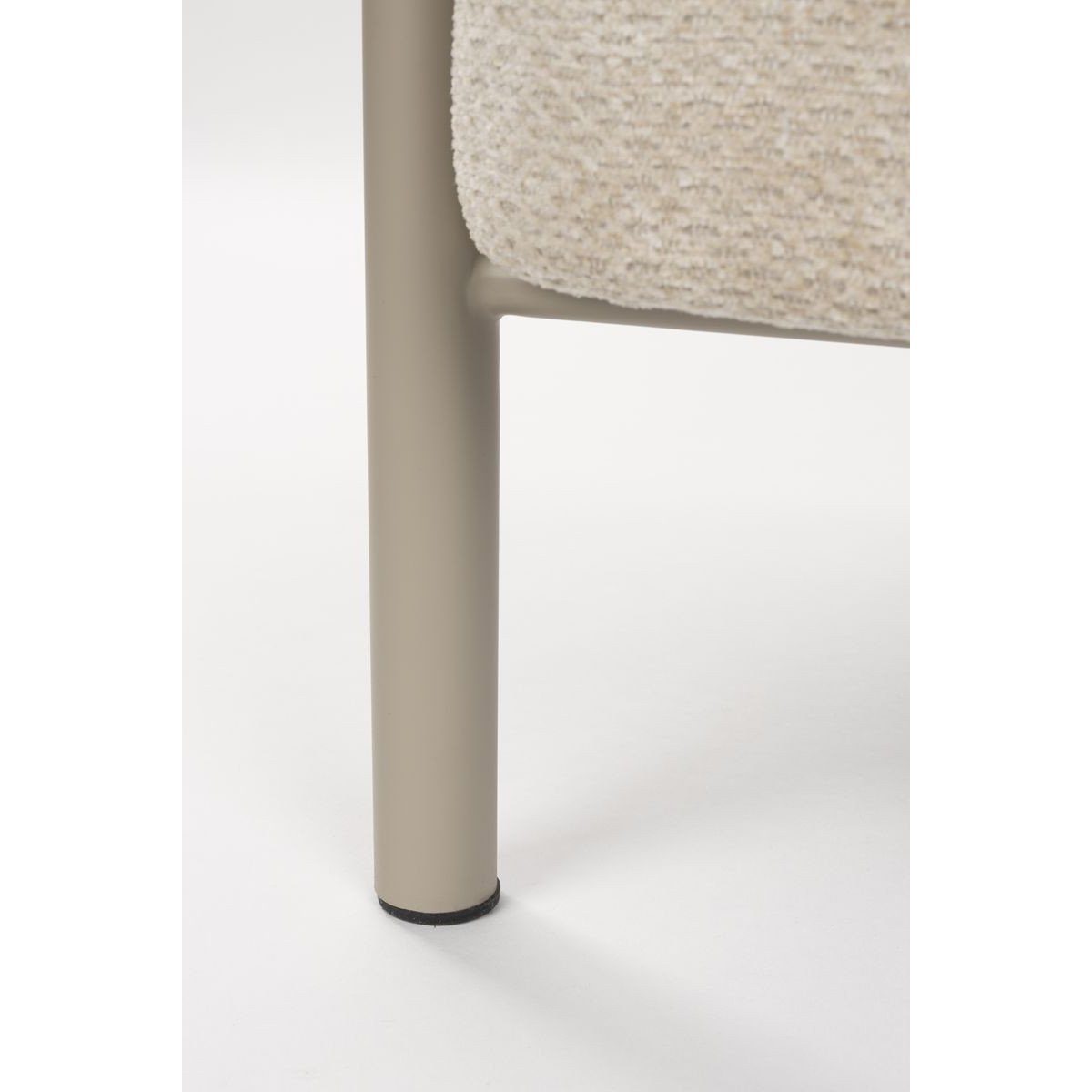 Fauteuil design en tissu, classique, HEELS beige, ZUIVER