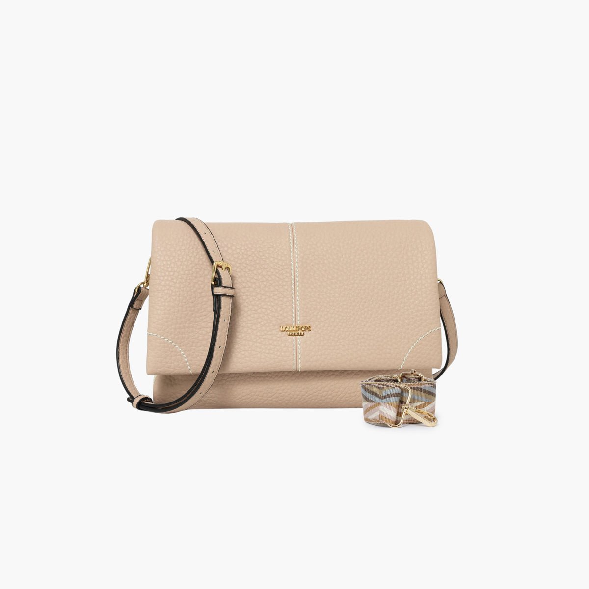 Sac multipoches Sixtine rose, LOLLIPOPS