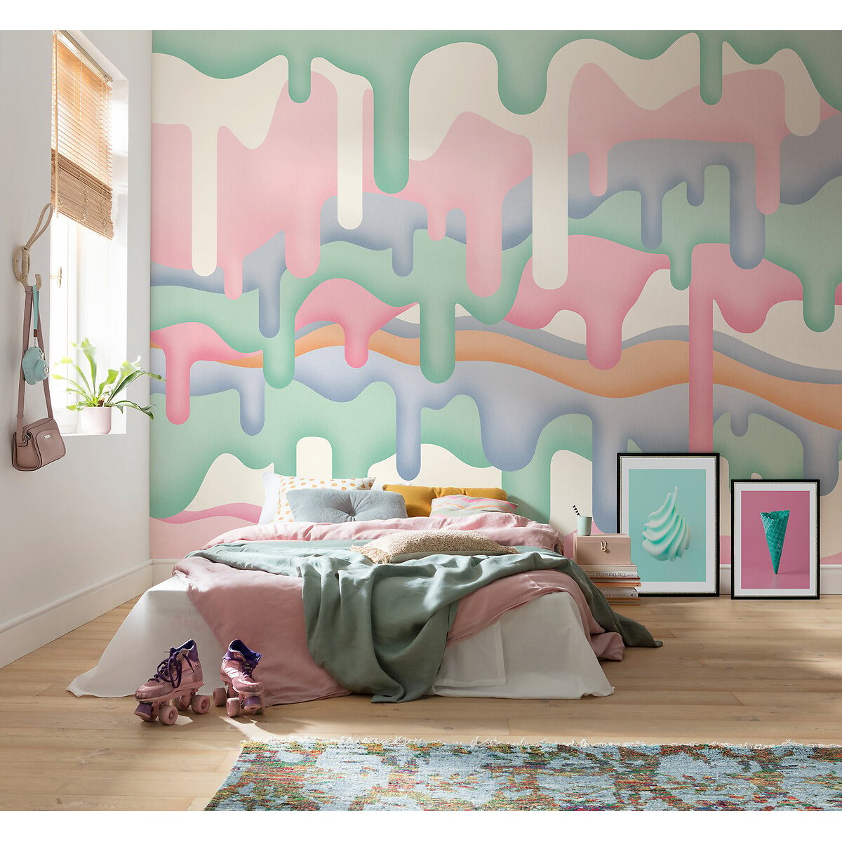 Papel de parede Melt, INTERELIFE multicolor, INTERELIFE