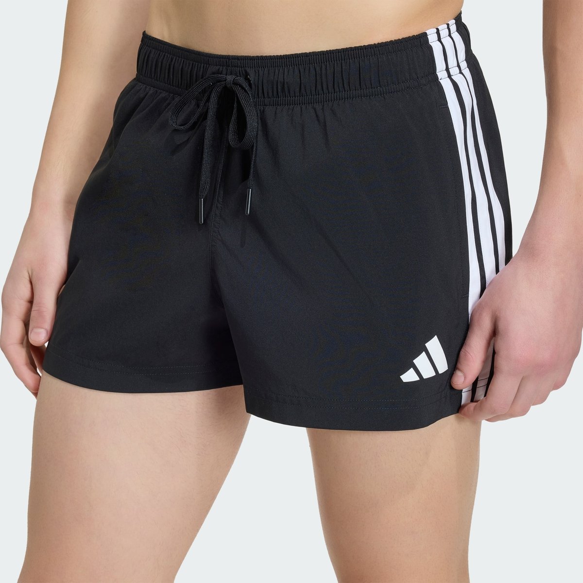Short De Bain 3 Bandes 12,7 Cm Short De Bain 3 Bandes 12,7 Cm black / white, ADIDAS SPORTSWEAR