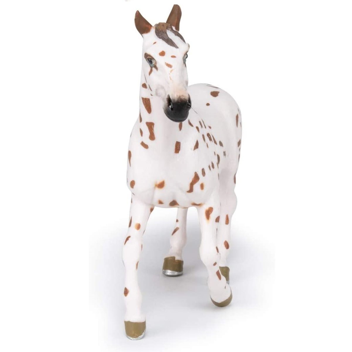 Figurine Jument appaloosa blanc, PAPO
