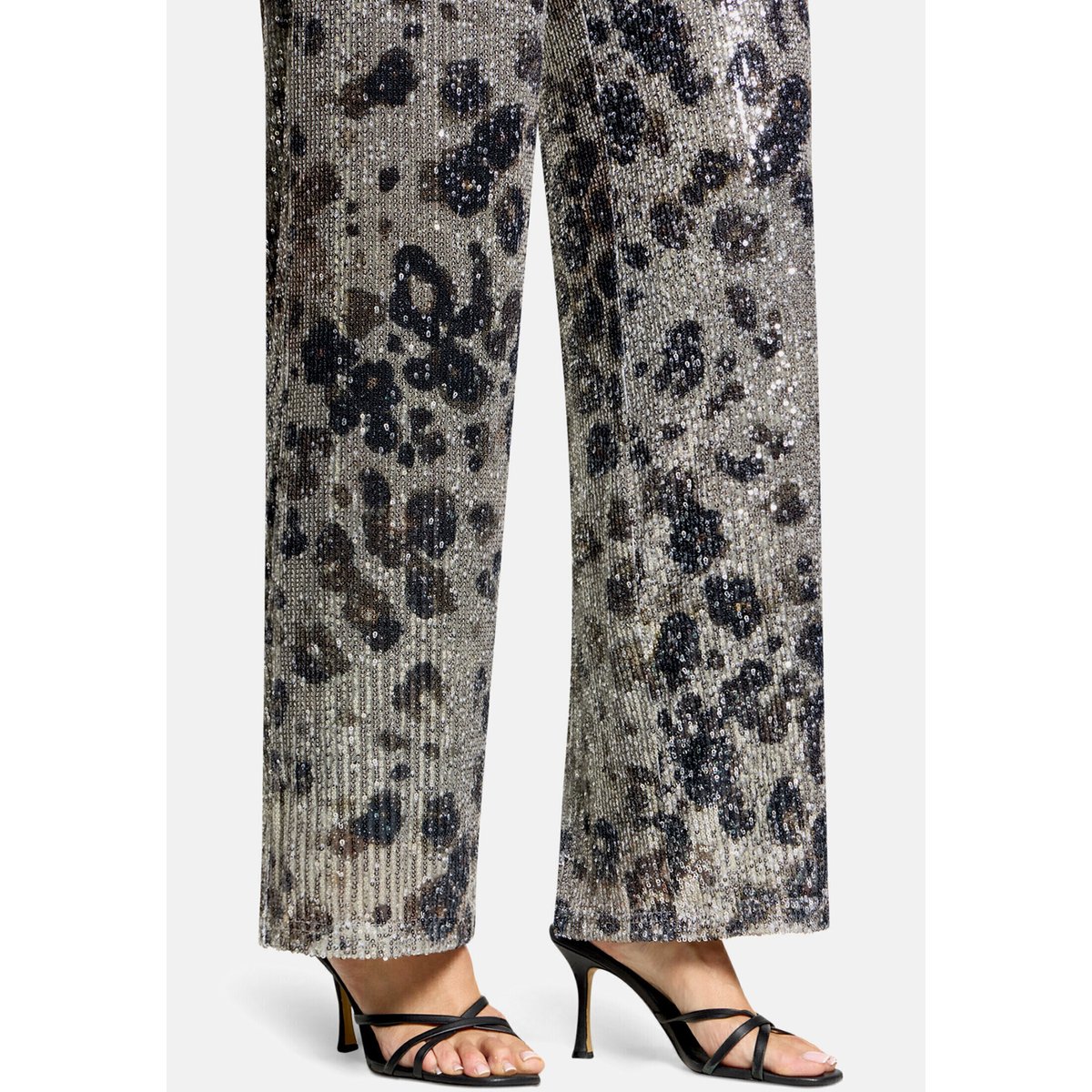Pantalon Marlene au look scintillant beige/taupe, BETTY BARCLAY