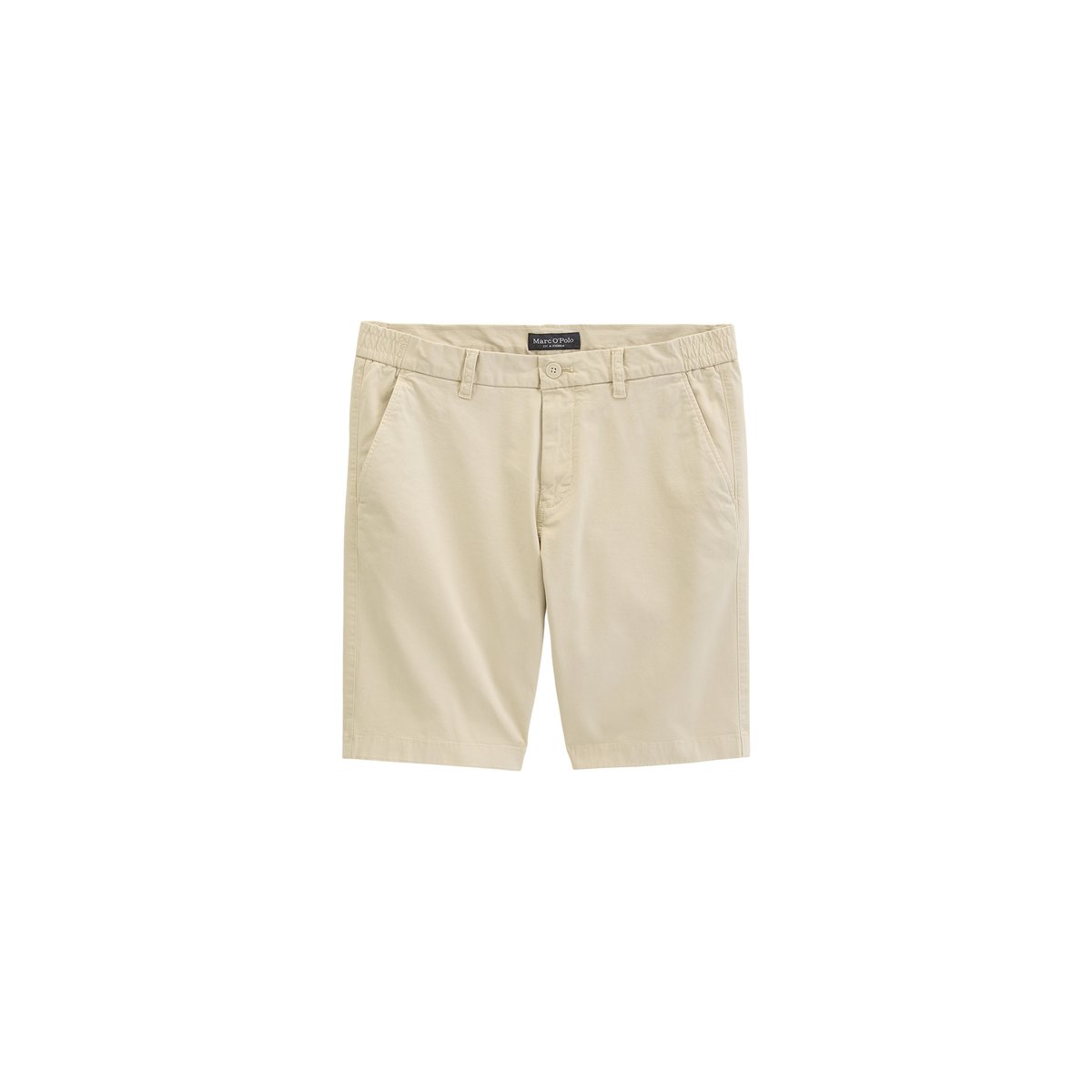 Short modèle Reso Jogger regular en qualité twill stretch douce beige, MARC O'POLO
