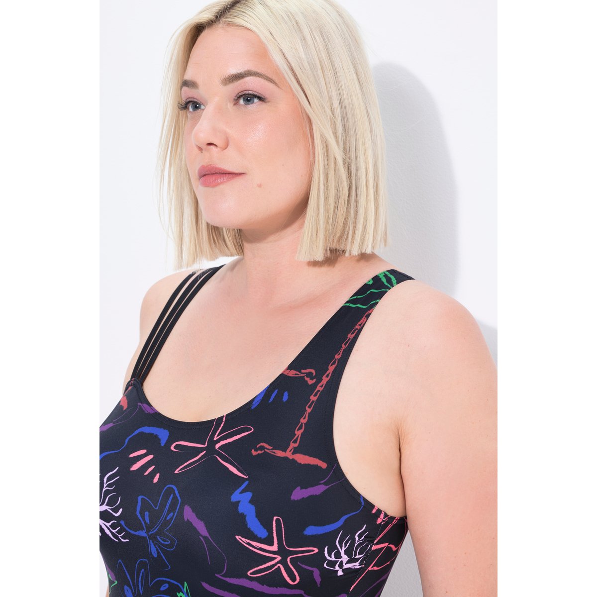 Maillot de bain avec bonnets souples noir, ULLA POPKEN