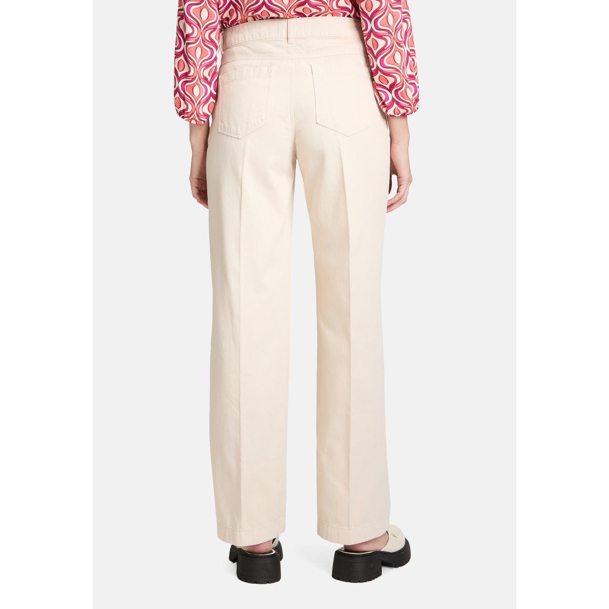 Pantalon casual à plis repassés eggnog, CARTOON