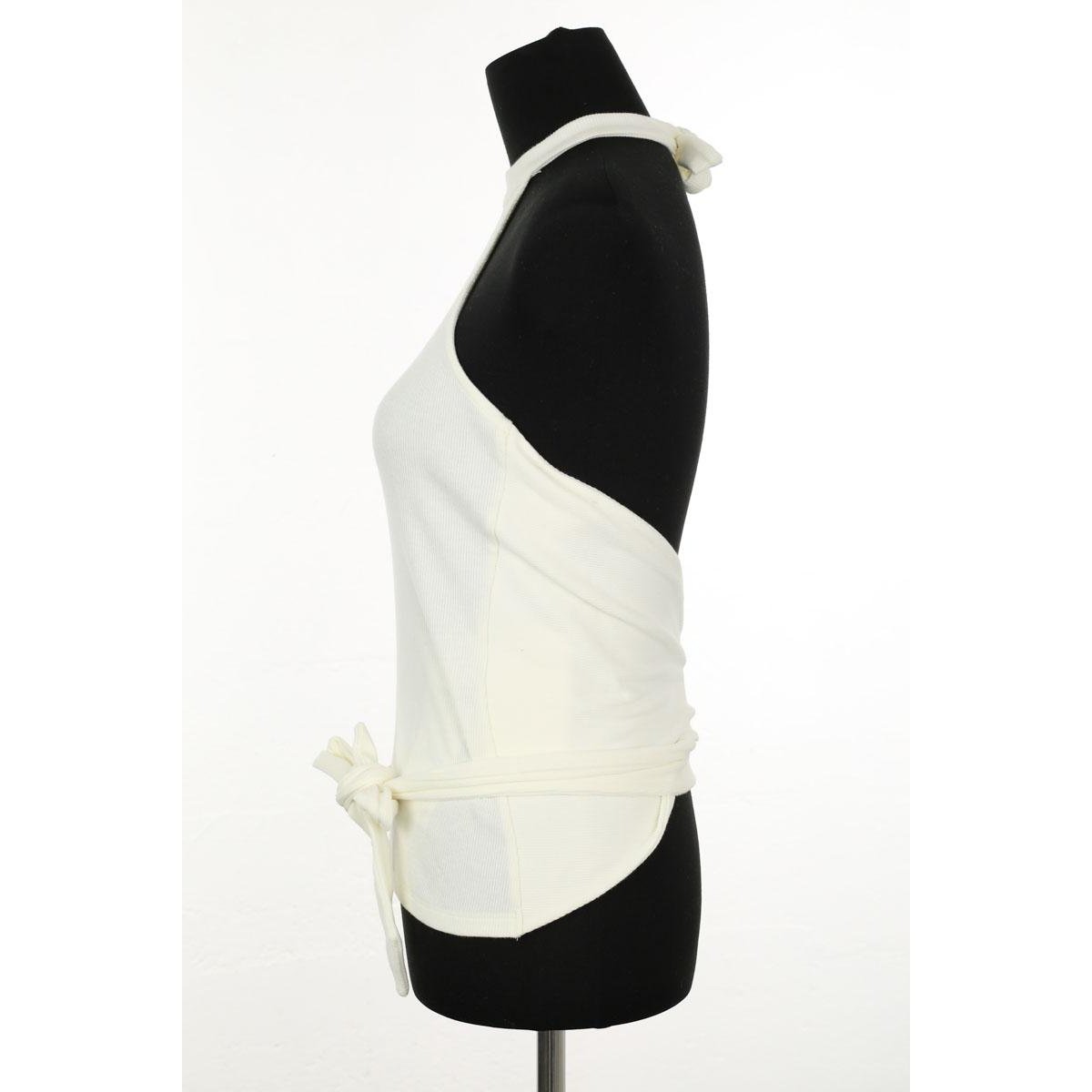 Top sans manche - Très Bon État blanc, SEZANE