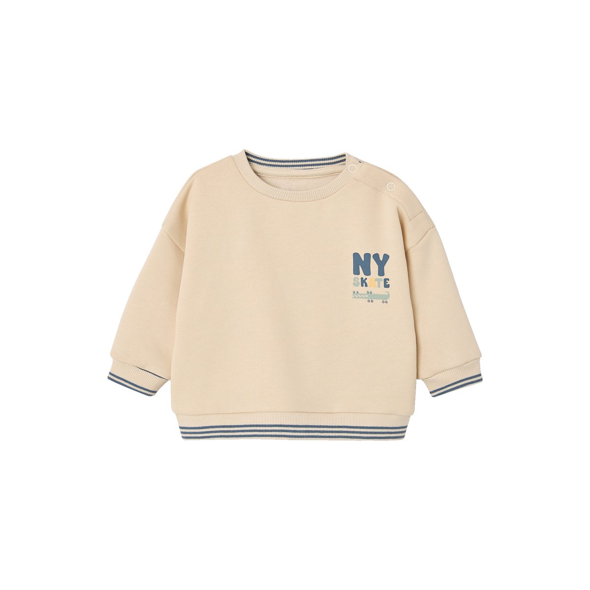 Ensemble sweat et jean vanille, VERTBAUDET