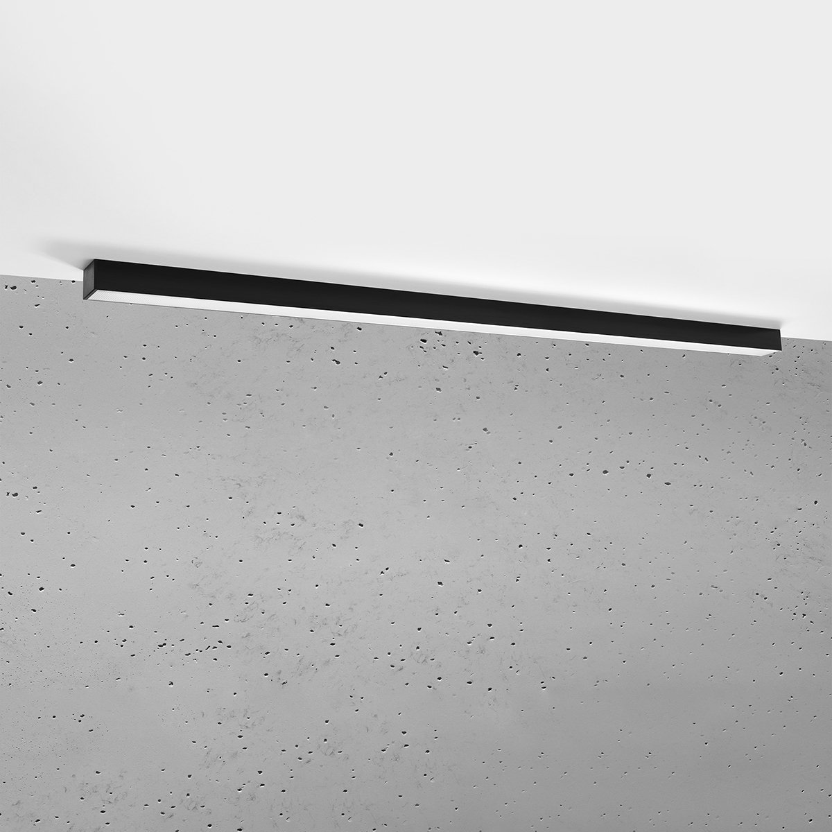 Plafonnier Aluminium Noir LED 1 Pinne noir, EDEN