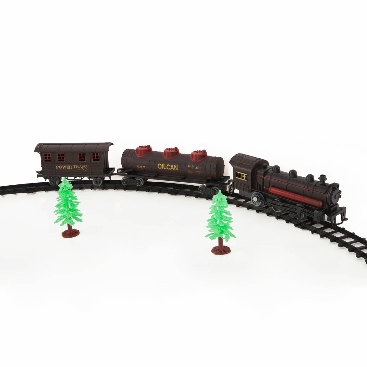 Train de noël 17 pièces musical à mouvement multicolore, FEERIC LIGHTS & CHRISTMAS