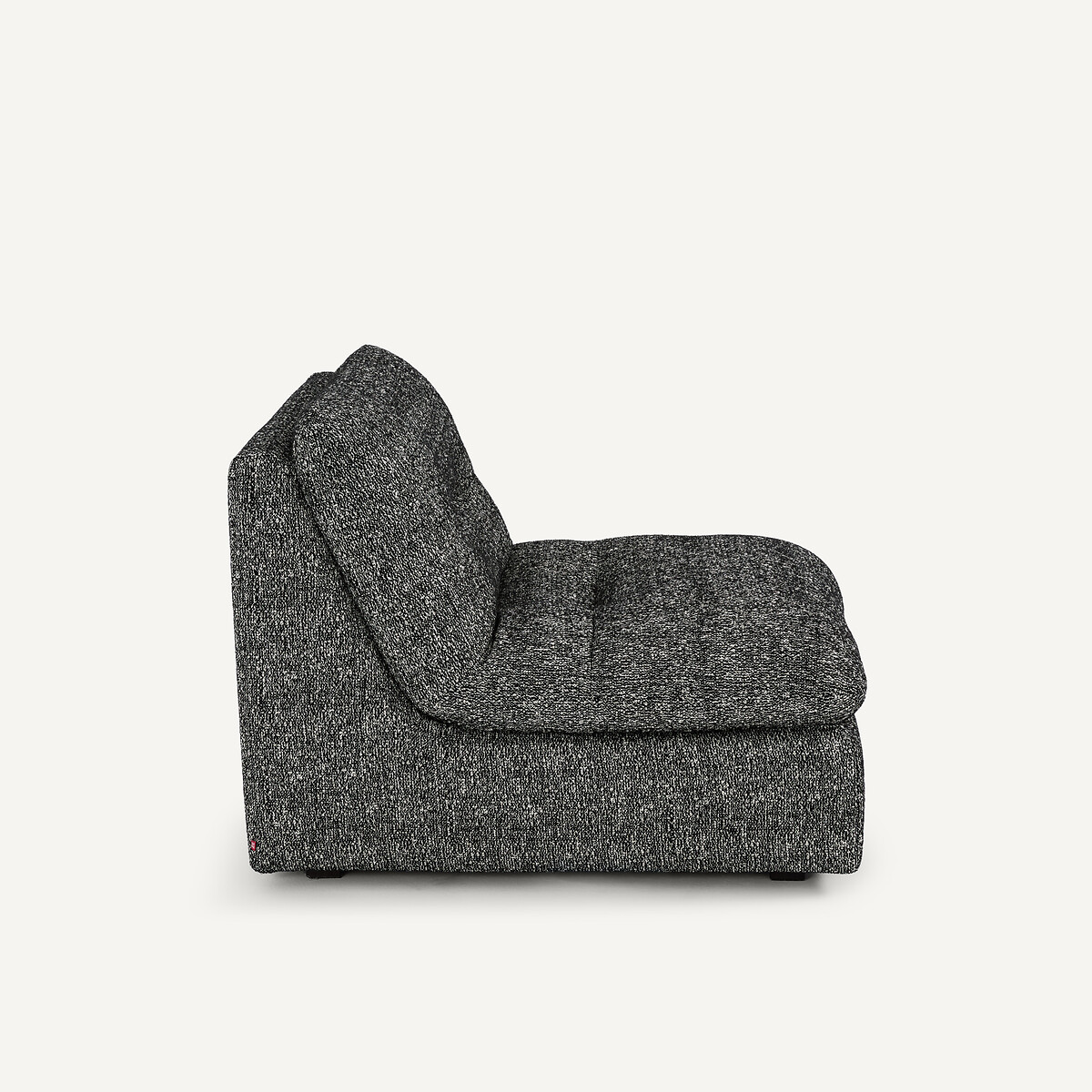 Chauffeuse modulable en bouclette, GIULIANO noir, AM.PM