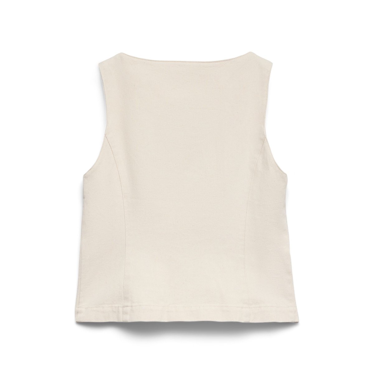 Veste En Jean Sans Manches ecru, VERO MODA