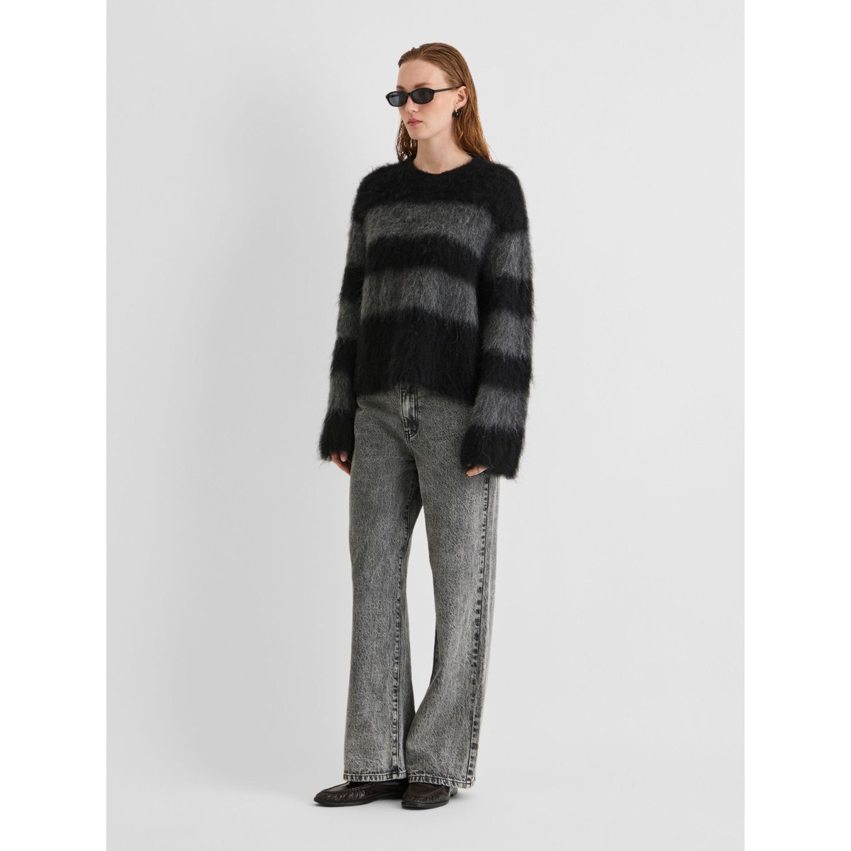 Pull En Maille bleu - meteorite1, ROUGE EDIT