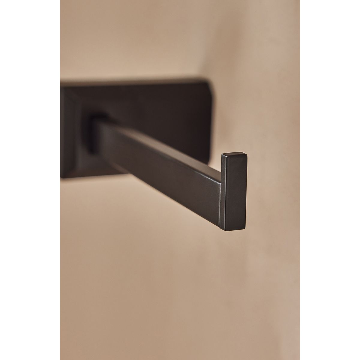 Porte-rouleau de papier toilette moderna noir, NEXT