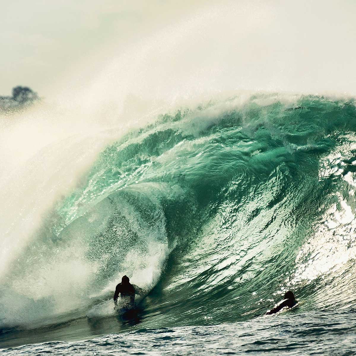 Tableau surf tube en bodyboard tableau alu dibond, HEXOA