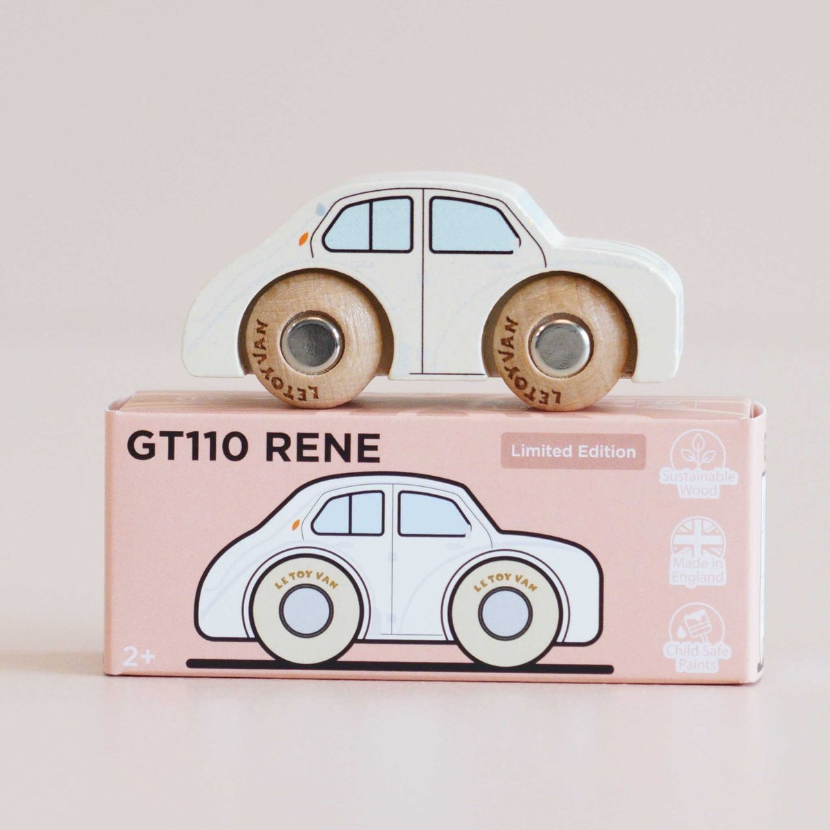 Voiture René No 20 blanc, LE TOY VAN