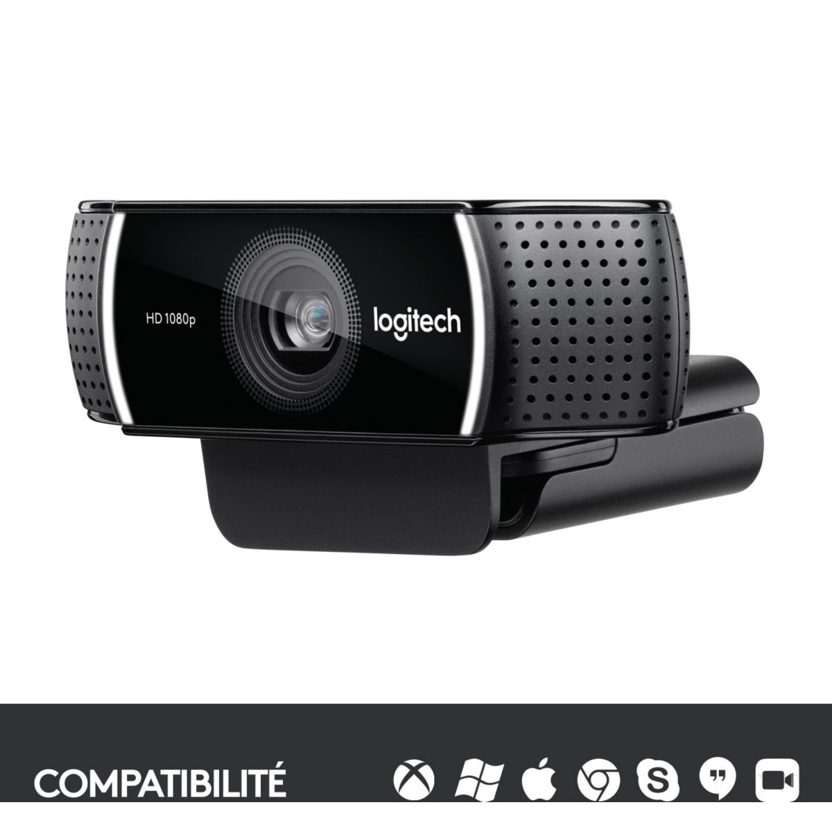 Webcam C922 Pro Stream couleur unique, LOGITECH