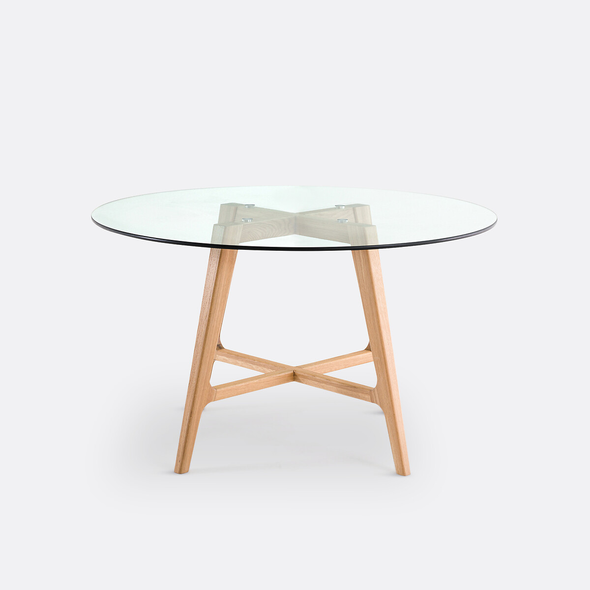Ronde eettafel 4 à 6 personen Zoleta eikenhout, LA REDOUTE INTERIEURS
