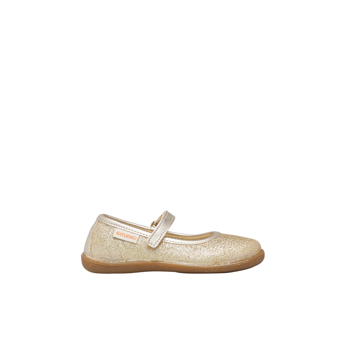 Ballerines en tissu pailleté PAVIA 2 platine-, NATURINO
