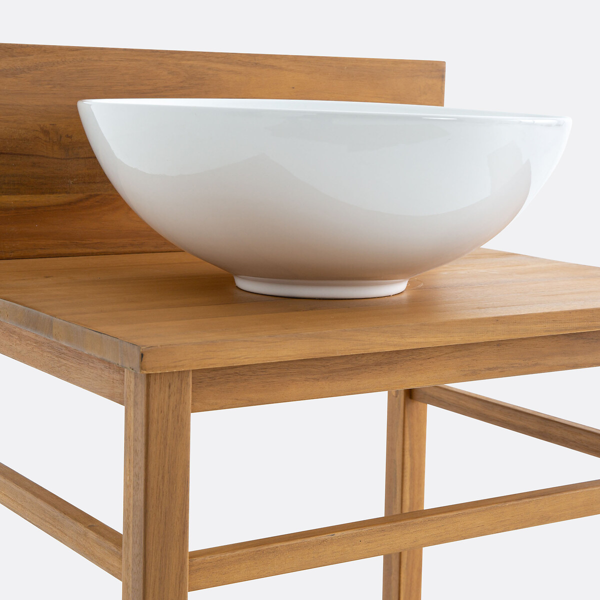 Mueble para lavabo Mercure, de acacia, 60 cm natural, LA REDOUTE INTERIEURS
