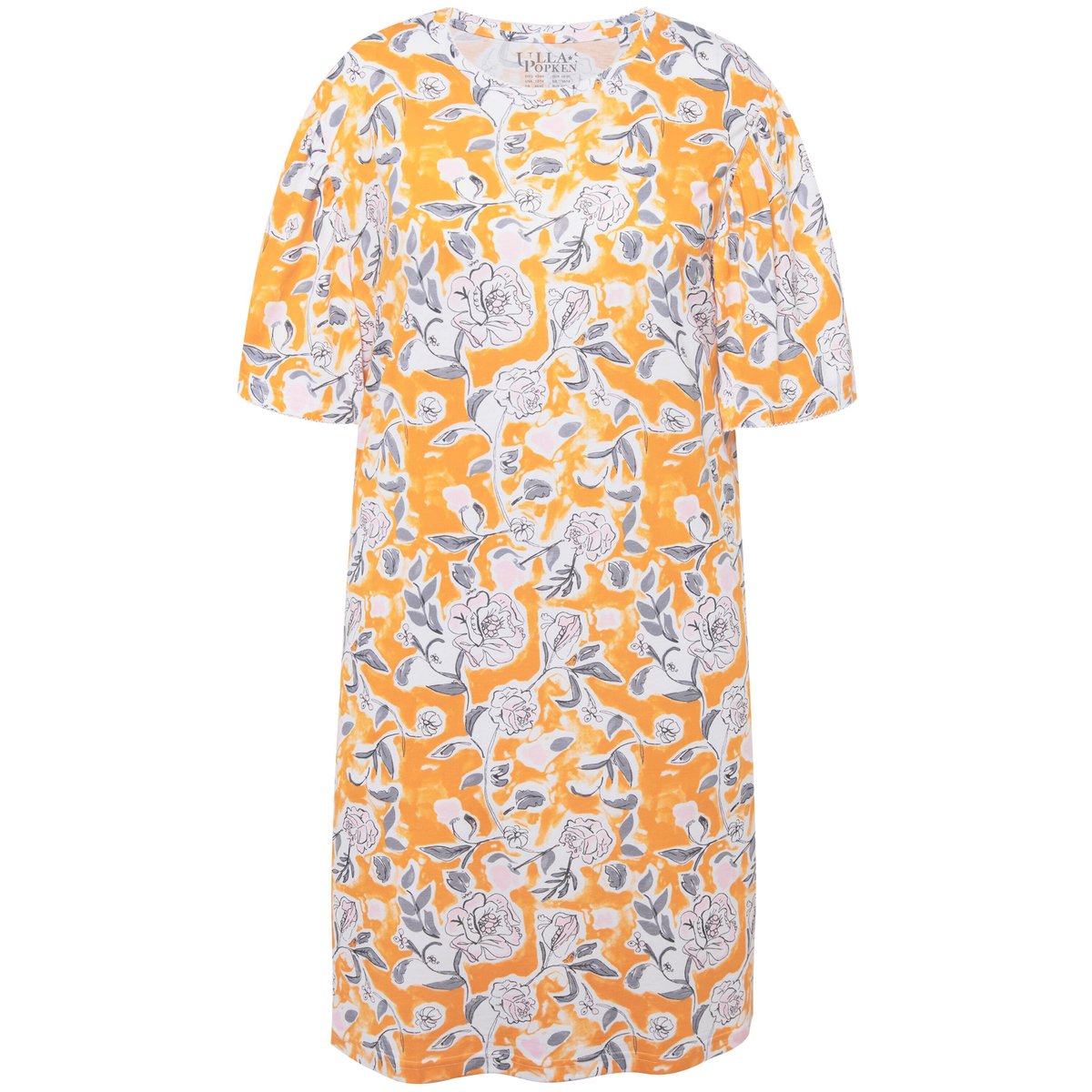 Grands t-shirts pour la nuit, lot de 2 gris béton, ULLA POPKEN
