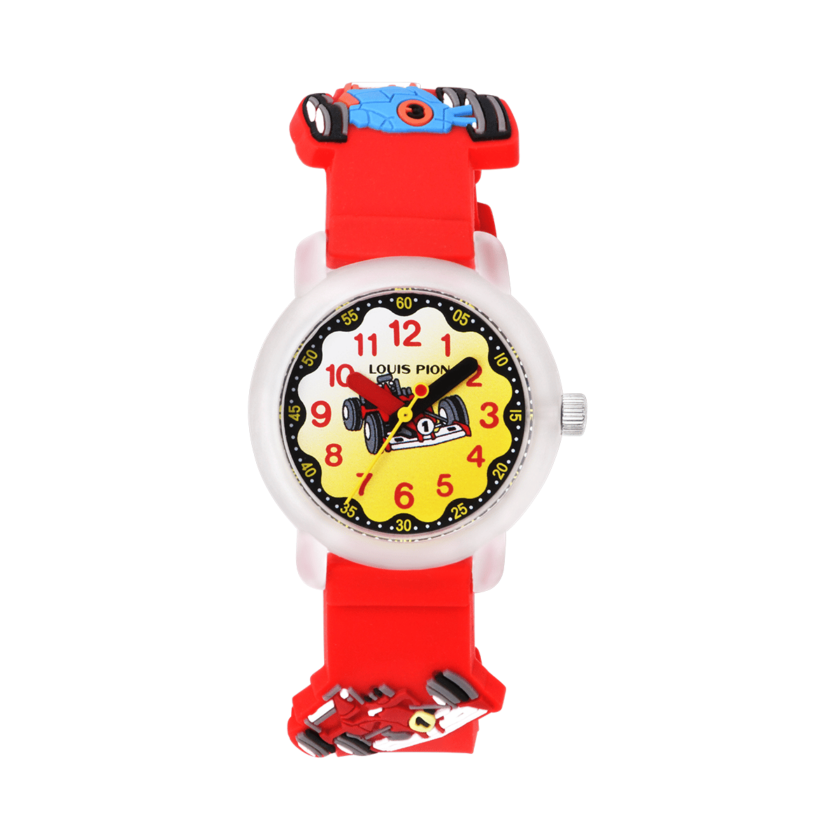 Montre Analogique  LOU transparent rouge rouge, LOUIS PION