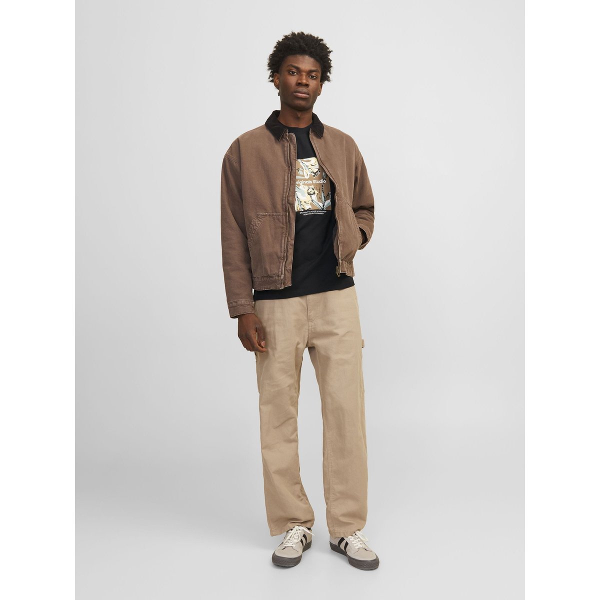 T-Shirt noire - black, JACK & JONES