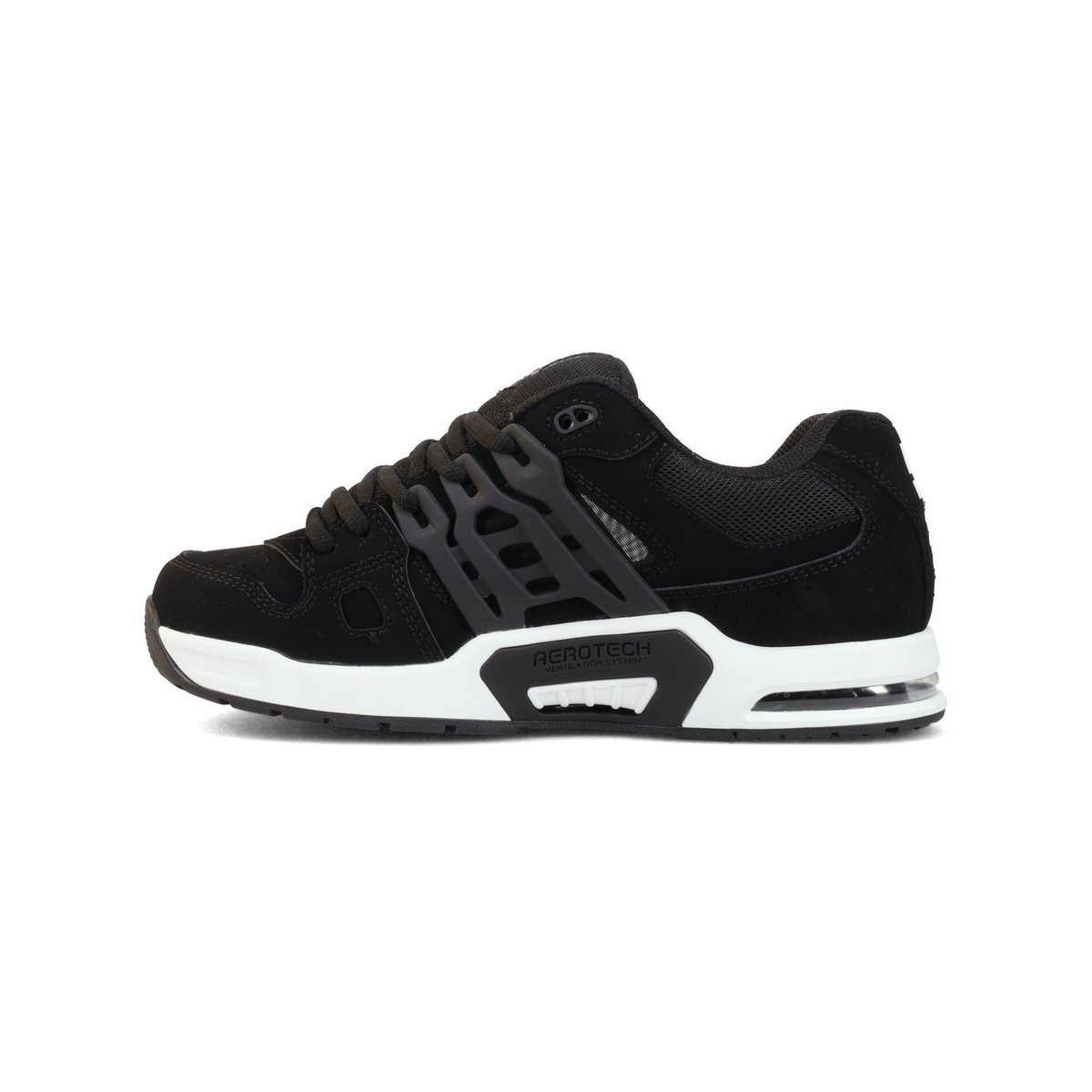 Chaussures en cuir AT-2. noir black/white, DC SHOES