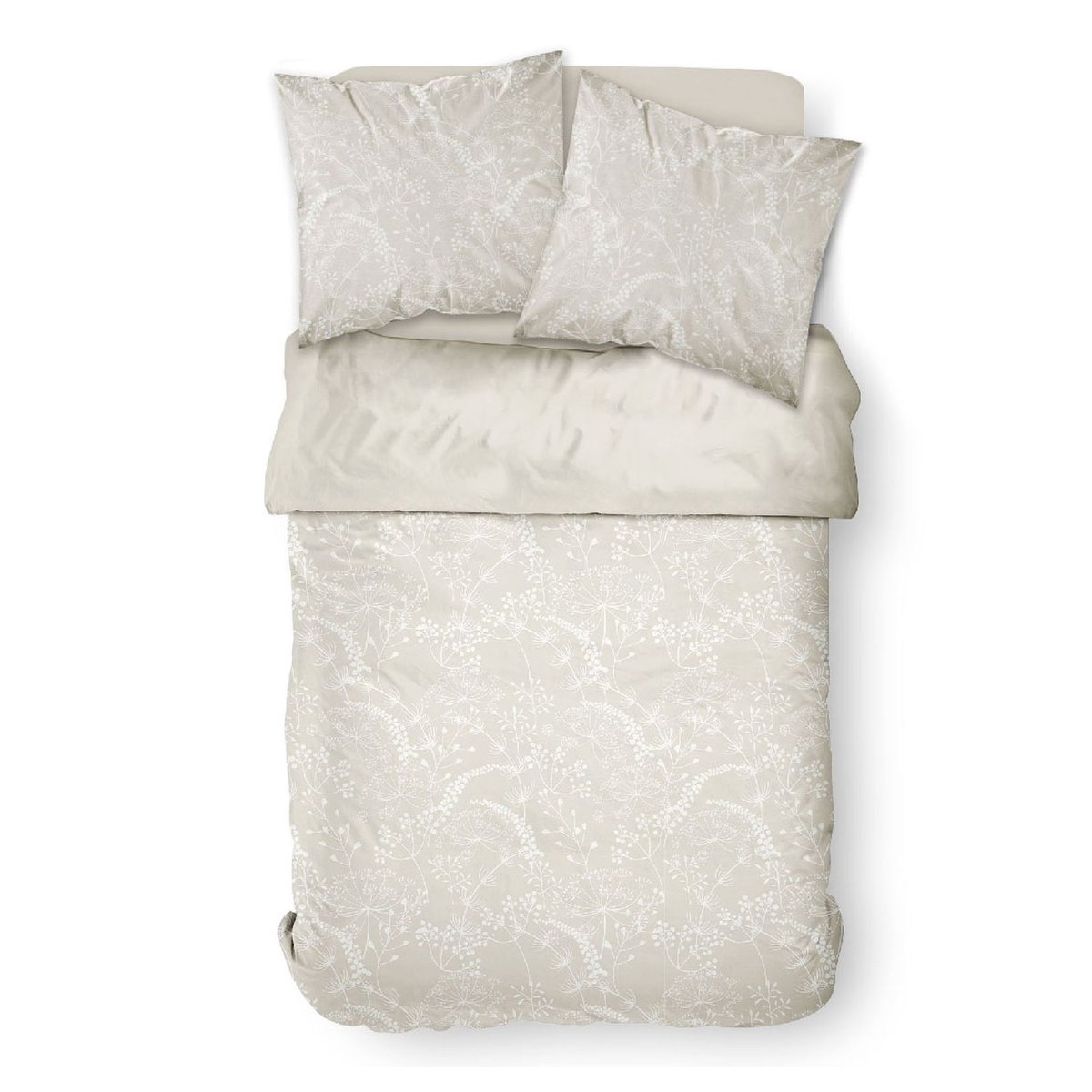 Parure de lit imprimé imprimé Floral coton SUNSHINE KIDDY beige, TODAY