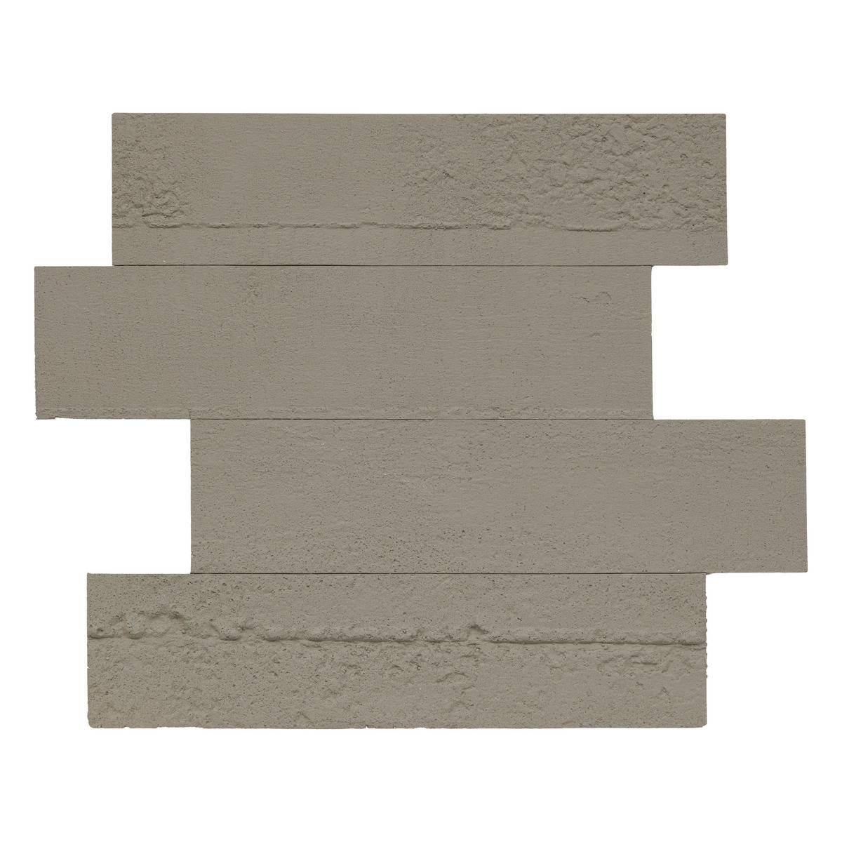 Lot de 2 stickers muraux effet travertin CARY gris graphite, ATMOSPHERA