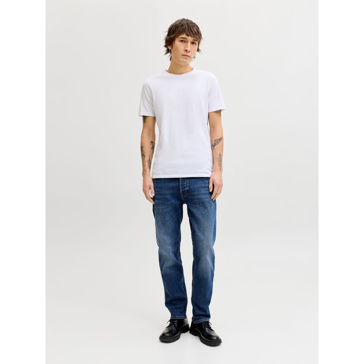 Jean Coupe Tapered blue denim, JACK & JONES