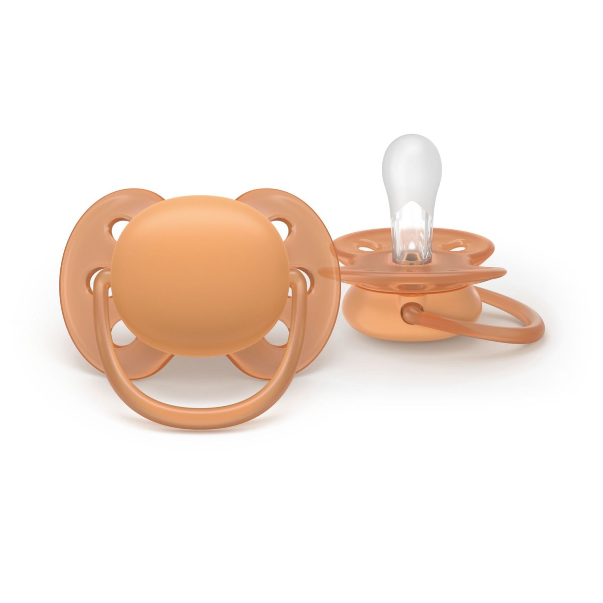 Lot de 2 sucettes Ultra Soft 18 mois et plus SCF093/05 couleur unique, PHILIPS AVENT