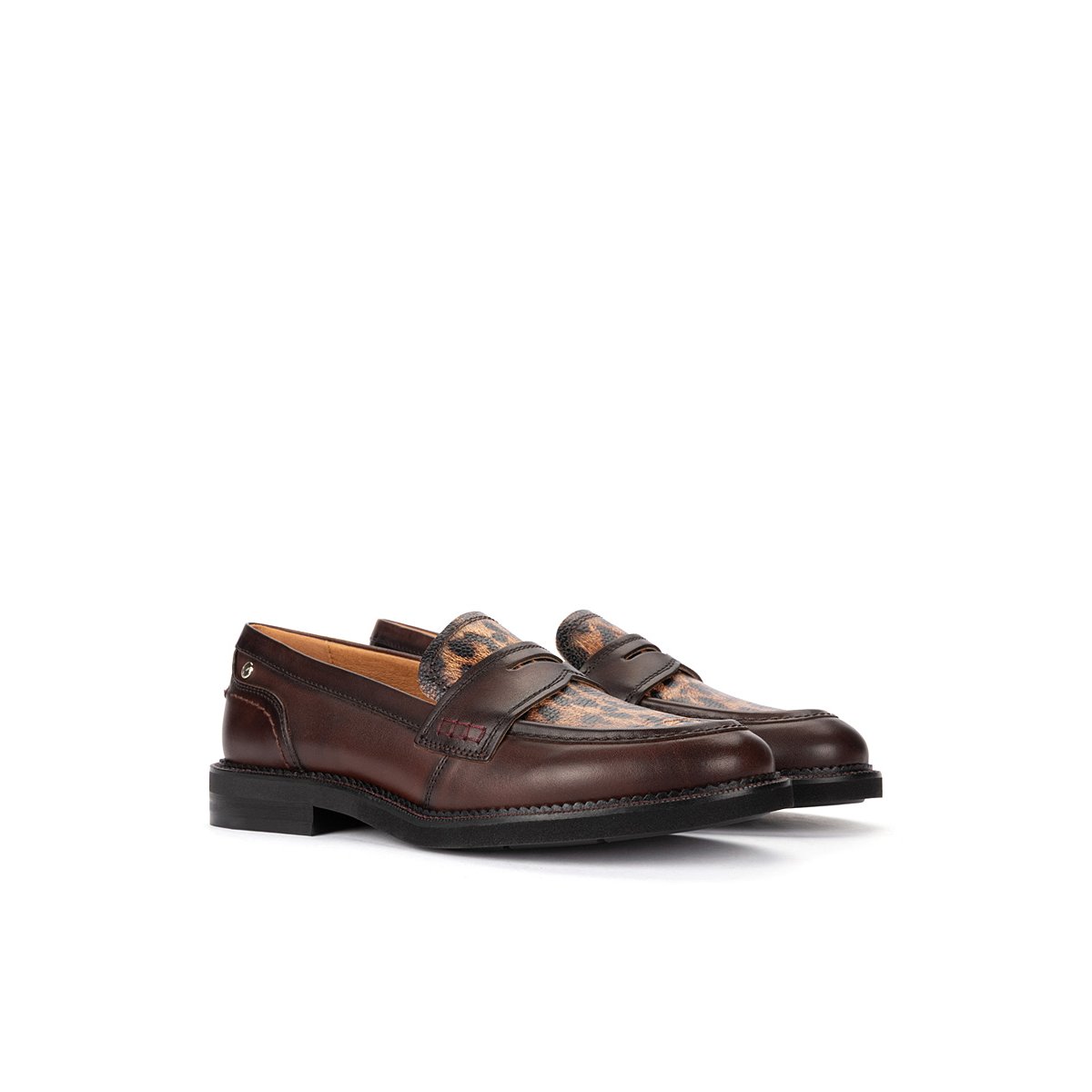 Mocassins cuir Deva marron, PIKOLINOS