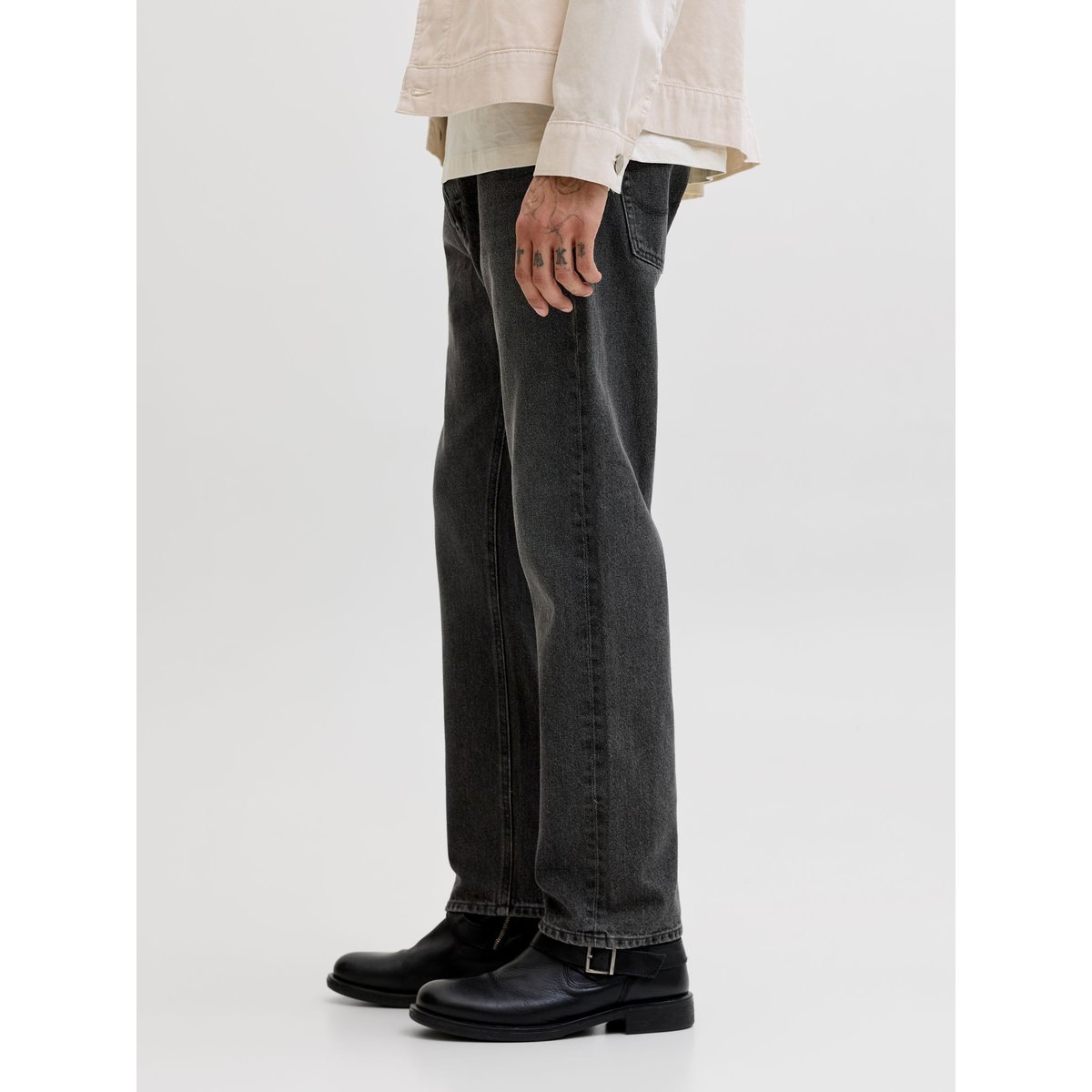 Jean Coupe Décontractée black denim, JACK & JONES