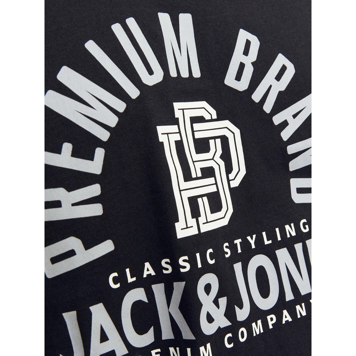 T-Shirt noire - black, JACK & JONES