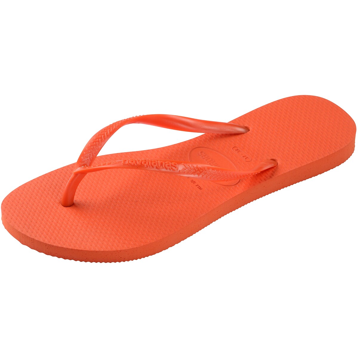 Chinelos HAV SLIM laranja, HAVAIANAS
