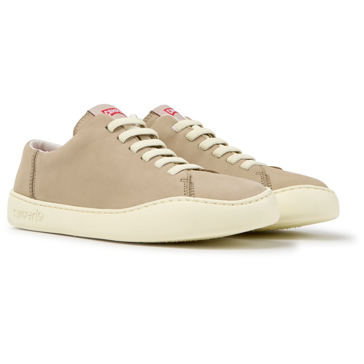 Baskets Peu Touring Nubuck Leather beige clair 057, CAMPER